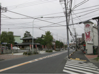 電柱のある風景写真