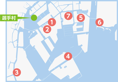 東京ベイゾーンの地図