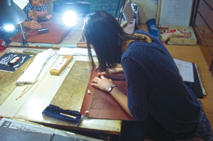 体験の様子の写真