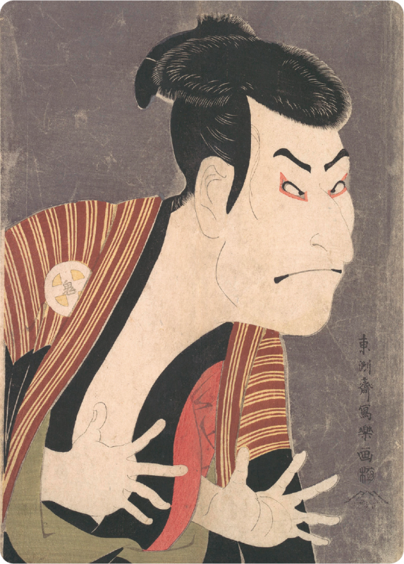 東洲斎写楽「三代目大谷鬼次の江戸兵衛」
