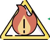 火災の危険性の画像
