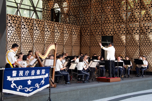 水曜コンサート警視庁音楽隊6年度の様子
