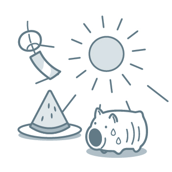 梅雨明けのイメージ画像