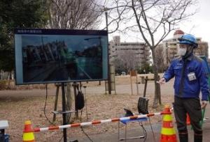 地震支援の報告