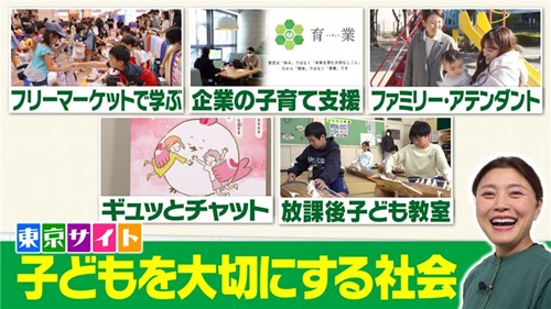 東京サイト「子どもを大切にする社会」映像イメージ
