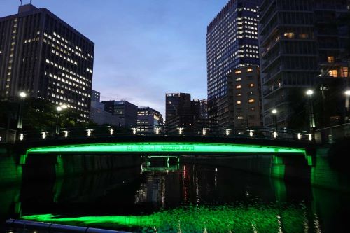 目黒川の橋ライトアップ