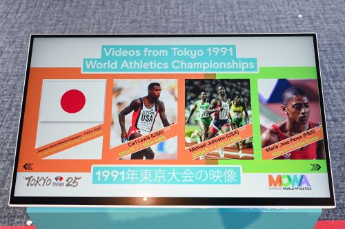 都庁45階、MOWA展示