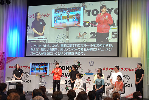 デフリンピック100日前イベントステージ