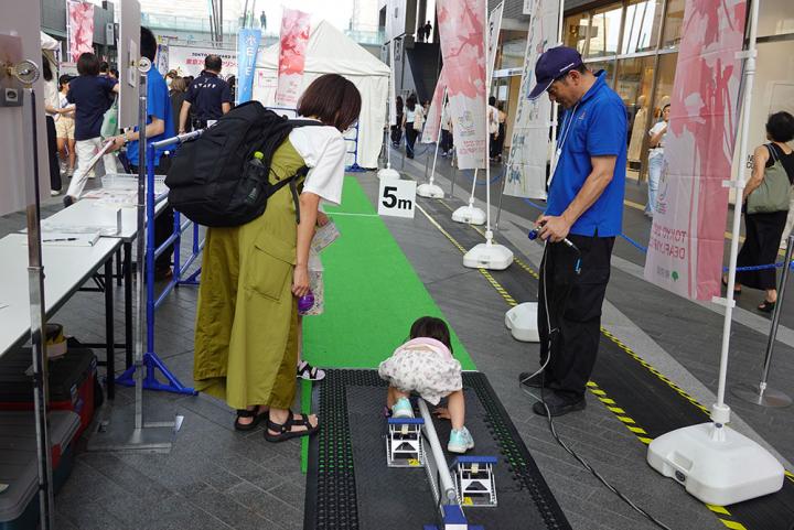 ランプの合図でスタート