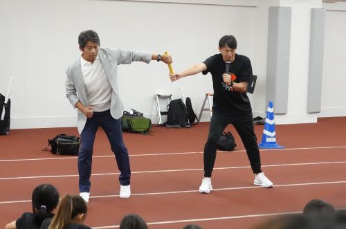 バトンパスをレクチャー