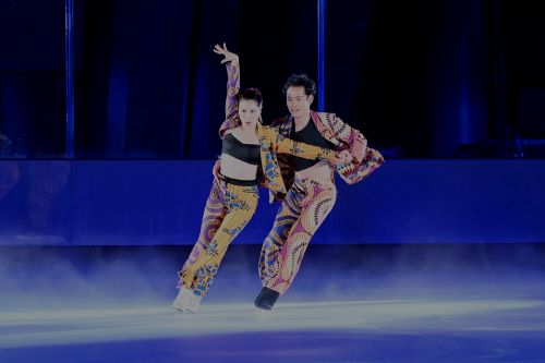 村元哉中さんと高橋大輔さんによるアイスダンス
