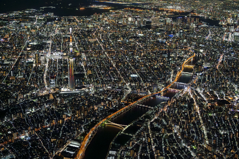 TOKYO SKYTREE and Sumida River