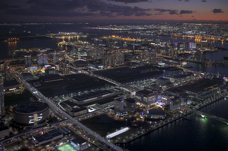 View of the Port of Tokyo from Toyosu