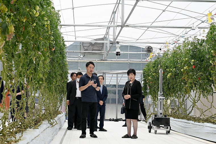 Photo: Inside of a cutting-edge farm house