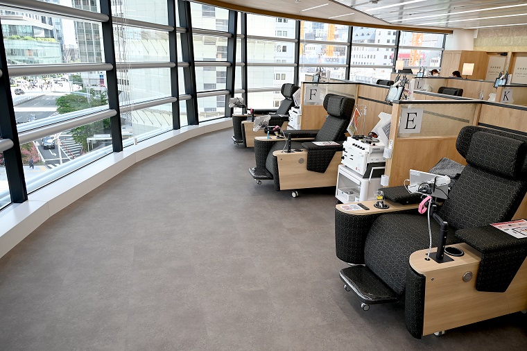 Photo: Blood collection room