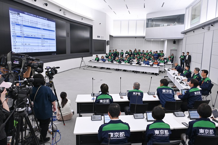 危機管理対策会議の写真