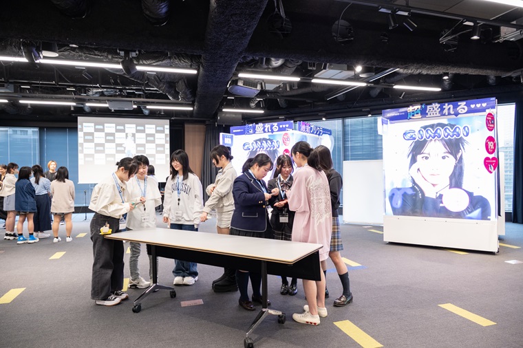 プリクラ体験の写真